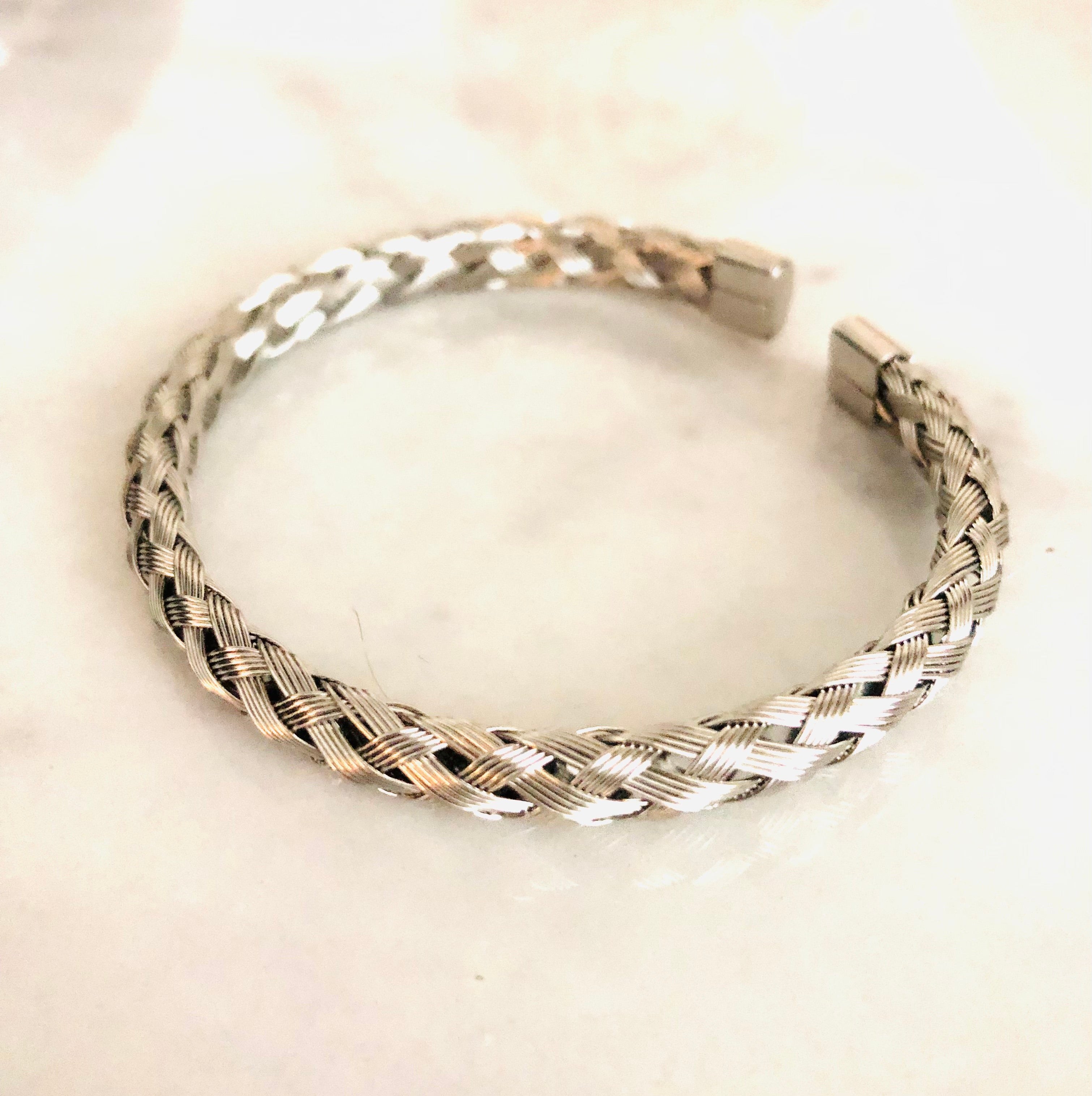 Braided Cuff Style Bracelet