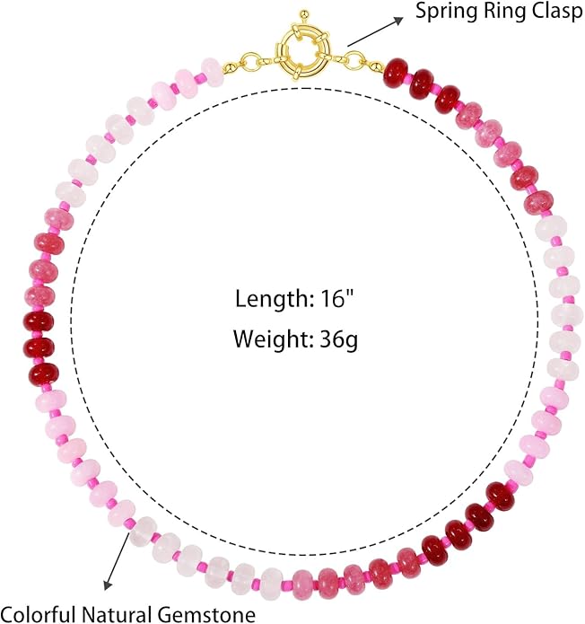 Cherry Pop Beaded Choker Necklace