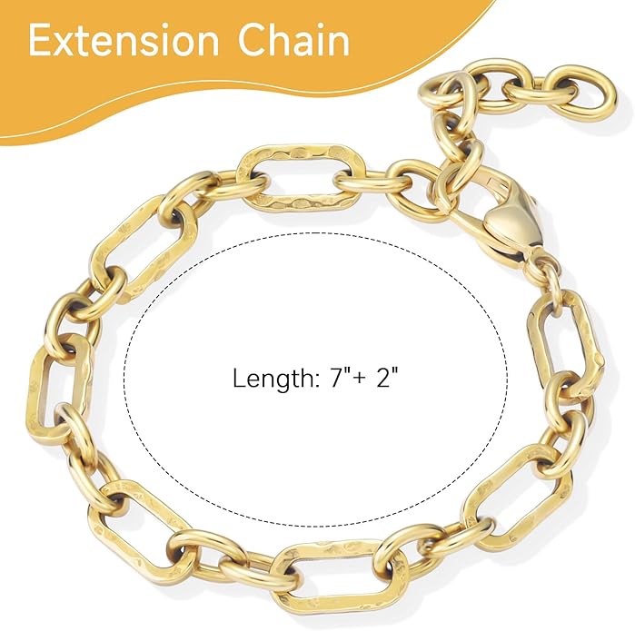 Bianca 14K Gold Link Bracelet