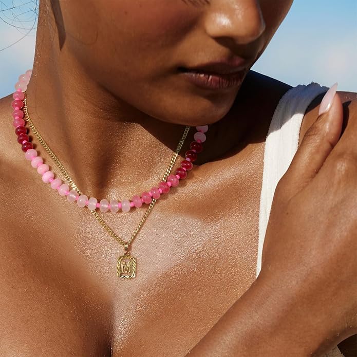 Cherry Pop Beaded Choker Necklace