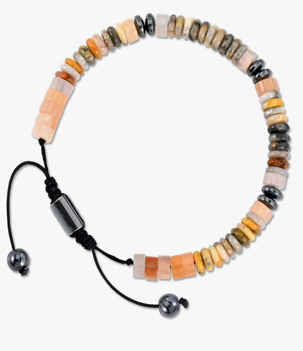 Yellow Aventurine Adjustable Slide Bead Bracelet