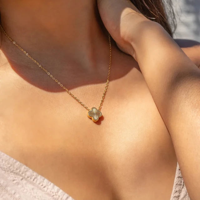 Lucky Clover Charm Necklace