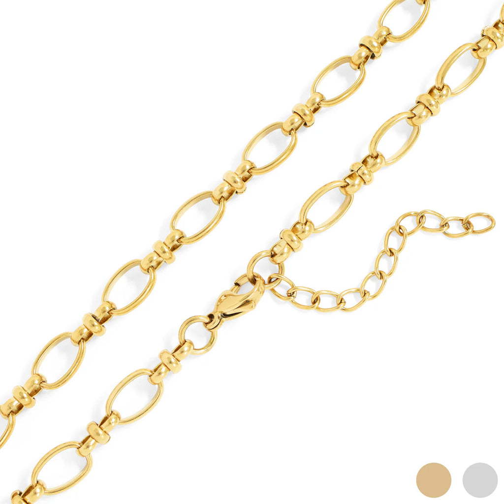 Circle Charm Chain Necklace