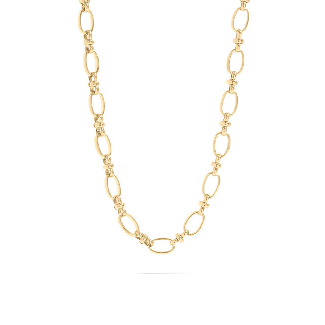 Circle Charm Chain Necklace