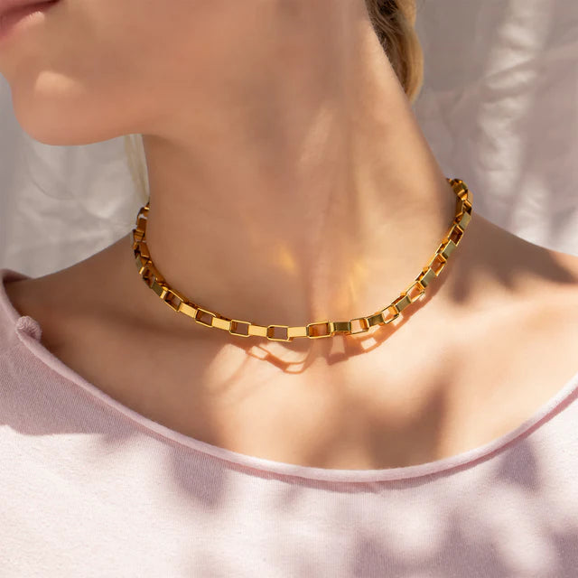 Chunky Paperclip Chain Necklace