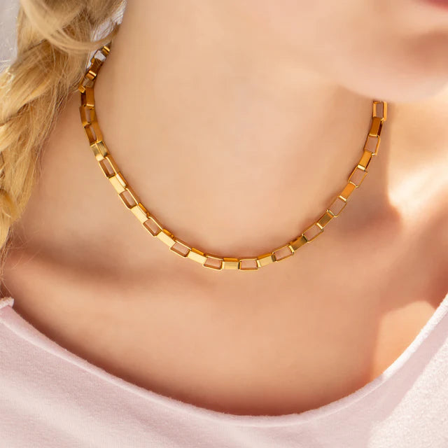 Chunky Paperclip Chain Necklace