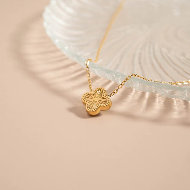 Lucky Clover Charm Necklace