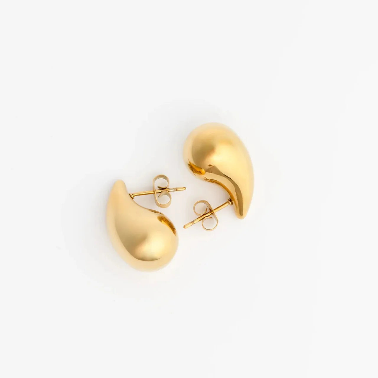 Tear Drop Stud Earrings