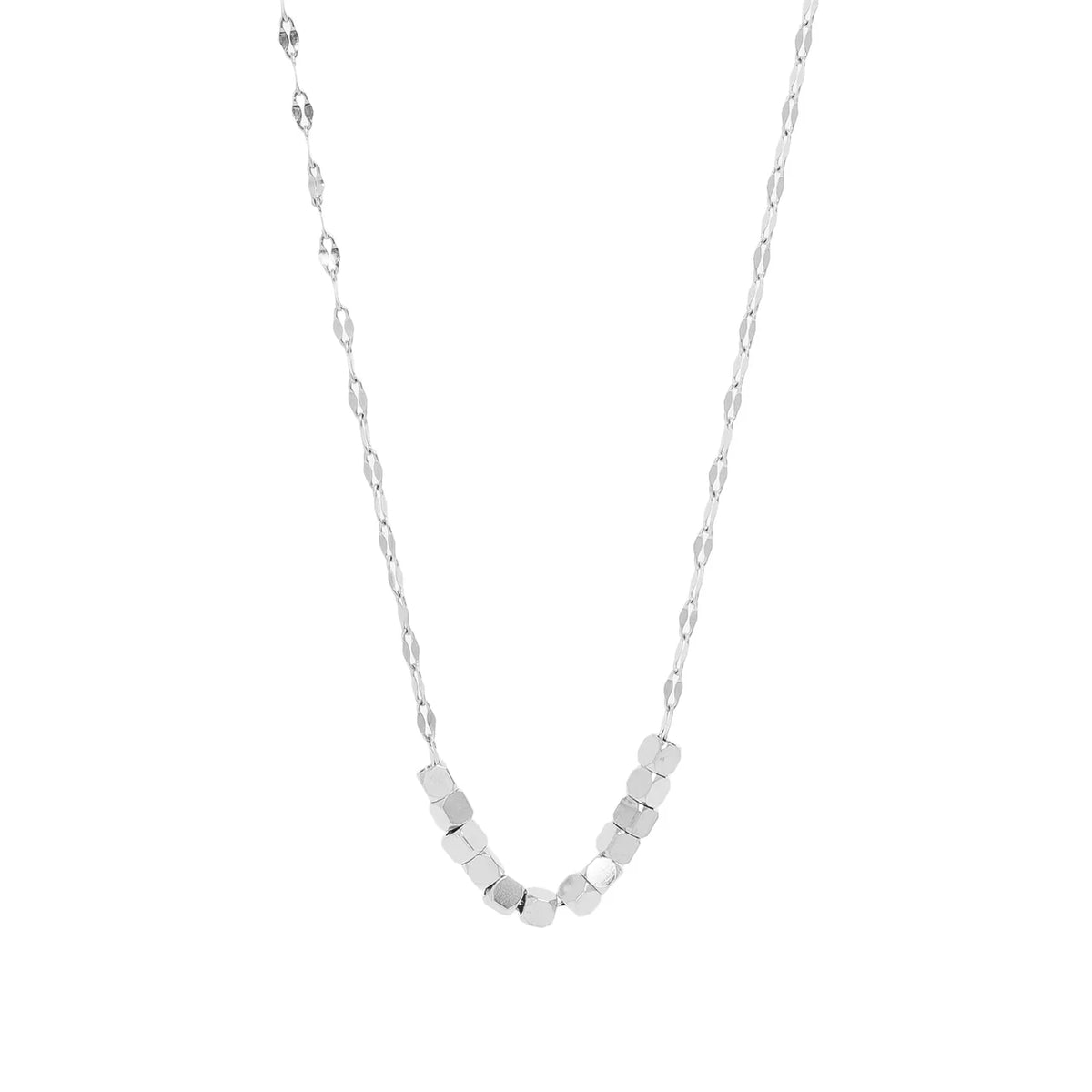 Charlie Cube Charm Necklace-Will Randall Jewelry