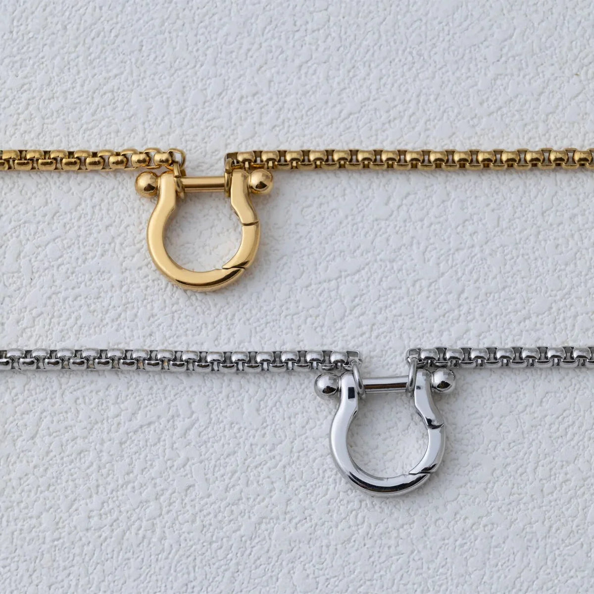 Horse Shoe Carabiner Necklace - Will Randall Jewelry