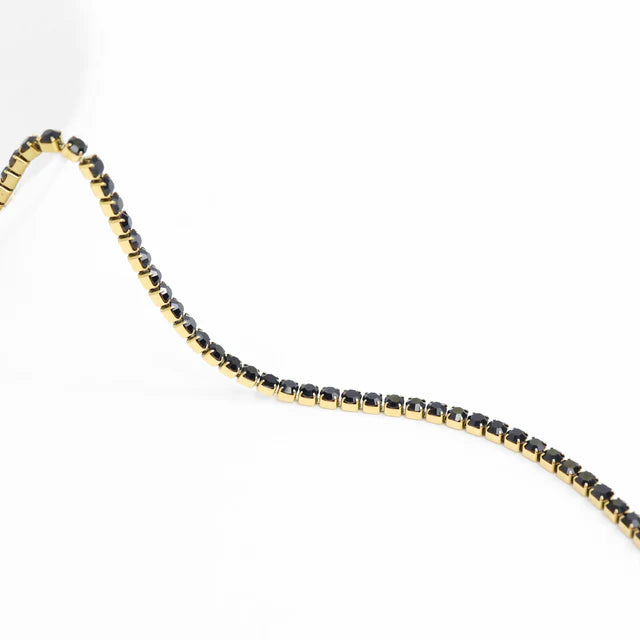 Nadine Rhinestone Tennis Chain Necklace